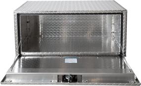 img 1 attached to 📦 Buyers Products 1705160 Diamond Tread Aluminum Underbody Truck Box: Secure Storage Solution with T-Handle Latch - 14 x 16 x 24 Inch