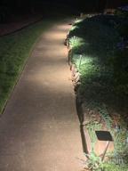 img 1 attached to LEONLITE 12-Pack Low Voltage LED Landscape Pathway Light - 5W 400LM, 12V Wired Outdoor Lighting, IP65 Waterproof & Oil Rubbed Bronze Finish, 3000K Warm White review by Dan Germain