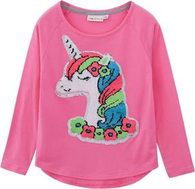 img 3 attached to 🦄 HH Family Unicorn Shirts Girls' Clothing - Tops, Tees & Blouses