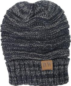 img 1 attached to Infinity Beanie Charcoal Debra Weitzner Women's Accessories ~ Scarves & Wraps