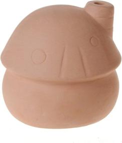 img 1 attached to 🍄 Ceramic Mushroom House Ornament for Aquarium Decoration - Ideal for Betta Fish, Goldfish, Cichlid Resting, Breeding, and Hiding