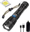 garberiel xhp70 10000 lumens usb rechargeable led flashlight - zoomable, waterproof, and powerful for outdoor emergencies logo