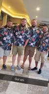 img 1 attached to Experience Comfort In Style: APTRO Men'S 4 Way Stretch Tropical Beach Shirt review by Leroy Estell