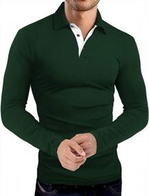 img 1 attached to Upgrade Your Wardrobe With KUYIGO'S Stylish Men'S Polo Shirts - Short & Long Sleeve Options Available!