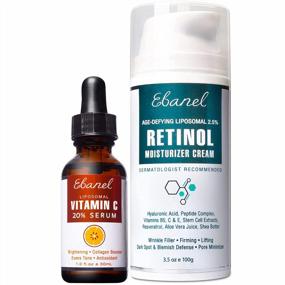 img 4 attached to Ebanel Bundle Of 20% Vitamin C Serum, And 2.5% Retinol Moisturizer