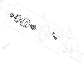 img 3 attached to 🔧 DP 0108-002/101 Clutch Slave Cylinder Piston + Rebuild Repair Parts Kit - Compatible with Honda Nighthawk, Shadow, PC800, Interceptor, Magna, and More