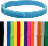 🐶 aiks double-sided fluff puppy whelping collars - 15 color options for newborn dog and cat id bands логотип