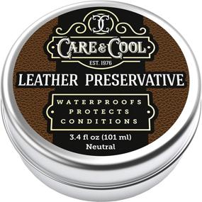 img 4 attached to 👞 Care & Cool Leather Conditioner & Protector, 3.4 oz - Best Waterproofing Restorer for Shoes, Seats, Upholstery & More. Preserve & Enhance Durability of Your Leather Products.