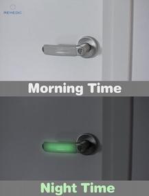 img 2 attached to Non-Slip Remedic Door Knob Cover Grips For Arthritis & Seniors - Set Of 4 Glows In The Dark!