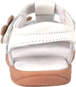 img 1 attached to 🦋 Femizee Toddler Leather Sandals: Stylish Butterfly Girls' School Uniform Shoes