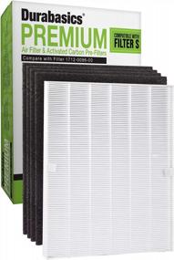 img 4 attached to Durabasics Replacement Air Filter And 4 Activated Carbon Pre-Filters For Winix C545 - Compatible With Winix C545 And S Filters - Improve Indoor Air Quality