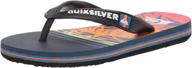 quiksilver point sandal black toddler boys' shoes for sandals logo