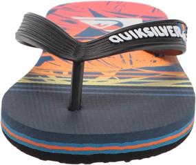 img 3 attached to Quiksilver Point Sandal Black Toddler Boys' Shoes for Sandals