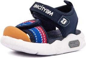 img 4 attached to 👟 BMCiTYBM Infant Sandals: The Perfect Non-Slip Shoes for Toddler Boys