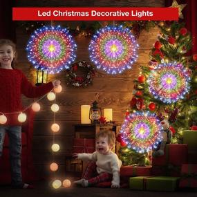 img 3 attached to Sparkle Up Your Décor This Christmas With Waterproof Fairy Lights - 225 LED Battery Operated DIY Wire Lights With 8 Modes And Remote Control