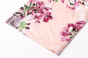 img 2 attached to Floral Satin Kimono: The Perfect Choice For Women'S Wedding Night And Parties
