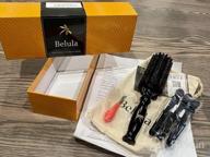 img 1 attached to Get Salon-Worthy Hair At Home With Belula'S Soft Boar Bristle Round Brush Set - Ideal For Adding Volume And Body! review by Ryan Hoover