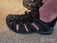 img 1 attached to 👞 GRITION Men's Sandals: VersatileFootwear for Hiking and Athletic Activities in Size 40 review by David Padilla