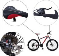 artudatech 26-inch mountain bike with 21-speed shifters and spoke magnesium wheels in black/red for men and women logo