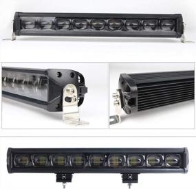 img 1 attached to Upgrade Your Off-Road Experience With HOZAN'S 90W 6D LED Bull Bar Light For SUVs, ATVs, Trucks, And Boats!
