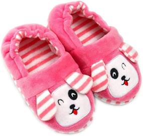 img 4 attached to TSAITINTIN Slippers Funny House Plush Boys' Shoes : Slippers