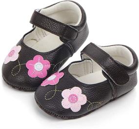 img 2 attached to 🌺 Adorable Floral Infant Toddler Walkers: Stylish Girls' Shoes and Flats for All Ages