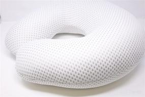 img 3 attached to 👶 Comfortable Soft Plush Light Cotton Silver Dot Design Nursing Travel Pillow - Ideal for Mom, Baby, and Toddler for Ultimate Comfort and Support