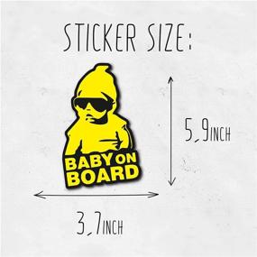 img 1 attached to BulbaCraft Baby Board Sticker Cars