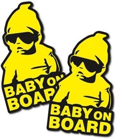 img 4 attached to BulbaCraft Baby Board Sticker Cars