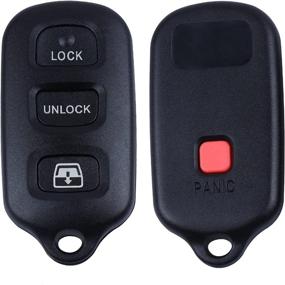 img 3 attached to 🔑 High-Quality Keyless Entry Remote Control Fob for 1999-2009 Toyota 4Runner & 2001-2008 Sequoia | FCC ID: HYQ12BAN HYQ12BBX HYQ1512Y | Set of 2