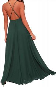 img 2 attached to FANCYINN Backless Spaghetti Cocktail Bridesmaid Women's Clothing