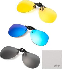 img 4 attached to Ultimate Protection: Litbun Sunglasses Prescription Eyeglasses for Eye Safety