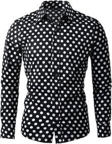 img 4 attached to 👚 Stylish Uxcell Printed Button Sleeve Shirts: Discover Fashionable Wardrobe Must-Haves!