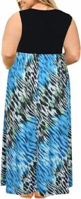 img 1 attached to Plus Size Maxi Dress With Pockets: Sleeveless, Loose Fit, And Simple Style For Casual Women - Nemidor