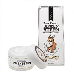 img 4 attached to Elizavecca Silky Creamy Donkey Steam Moisture Milky Cream: Hydrate & Nourish Skin - 3.4 Oz