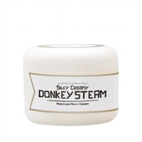 img 3 attached to Elizavecca Silky Creamy Donkey Steam Moisture Milky Cream: Hydrate & Nourish Skin - 3.4 Oz