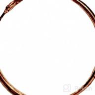 img 1 attached to T400 925 Sterling Silver Gold Rosegold Hoop Earrings: Stylish Lightweight Hoops for Women & Girls - Perfect Birthday Gift! review by Nick Shirodkar