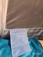 img 1 attached to Foldable Mosquito Net Tent Canopy For Bedroom Decor - CdyBox (Blue, 1.2X2.0M) review by Ricky Brooks