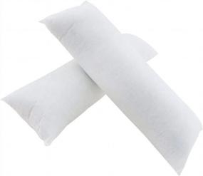 img 3 attached to Prolinemax Lumbar Pillow: The Perfect Sized Medium 24" X 6" Pillow With Plush Polyester Fill Fiber