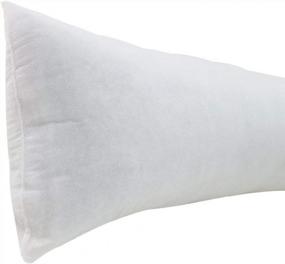 img 1 attached to Prolinemax поясничная подушка: идеальная подушка среднего размера 24 x 6 дюймов с плюшевым наполнителем из полиэстера