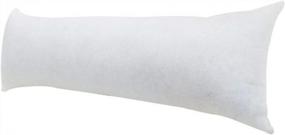 img 4 attached to Prolinemax поясничная подушка: идеальная подушка среднего размера 24 x 6 дюймов с плюшевым наполнителем из полиэстера