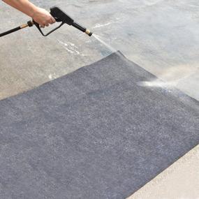 img 2 attached to Grill Mat- 48" X 36" Absorbent Fabric With Waterproof And Anti-Slip Backing, Reusable And Washable, Protects Decks And Patios From Grease Splatter And Messes - KALASONEER