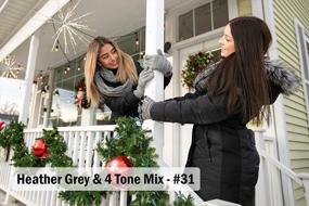 img 3 attached to Funky Junque Infinity Scarf And Touchscreen Glove Bundle With Matching Lining - Stay Warm And Stylish!