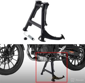 img 4 attached to MOFANS Honda CB500X CB 500 X Centerstand 2019 2020 2021 - Kickstand Foot Center Stand Support for Improved Stability