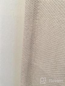 img 8 attached to Grey Linen Blackout Curtains 84 Inches Long For Bedroom Or Living Room - Thermal Insulated, Textured Burlap Effect, Grommet Window Draperies, Set Of 2 Panels From H.VERSAILTEX