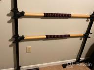img 1 attached to 4Ft Freestanding Ballet Barre - Adjustable And Portable With Carrying Bag For Dancing And Stretching By PreGymnastic, Upgraded Version review by Robert Johnson