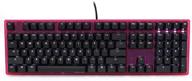 ducky one pink translucent case keyboard: stylish and functional typing companion logo