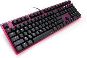 img 1 attached to Ducky One Pink Translucent Case Keyboard: Stylish And Functional Typing Companion