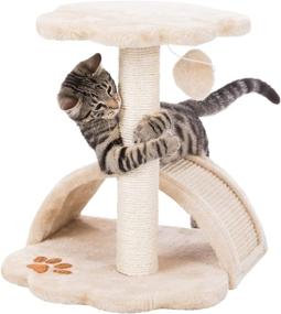 img 3 attached to Enhance Your Cat's Playtime 🐱 with TRIXIE Scratching Post and Platform