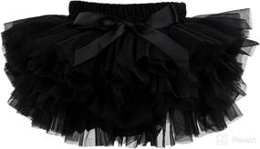 img 4 attached to 👶 Slowera Baby Girls Fluffy Tutu Skirt Set with Diaper Cover – Soft, Smooth, and Delightful